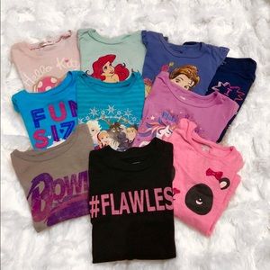 PACK OF 10 ADORABLE GIRLS T-SHIRTS